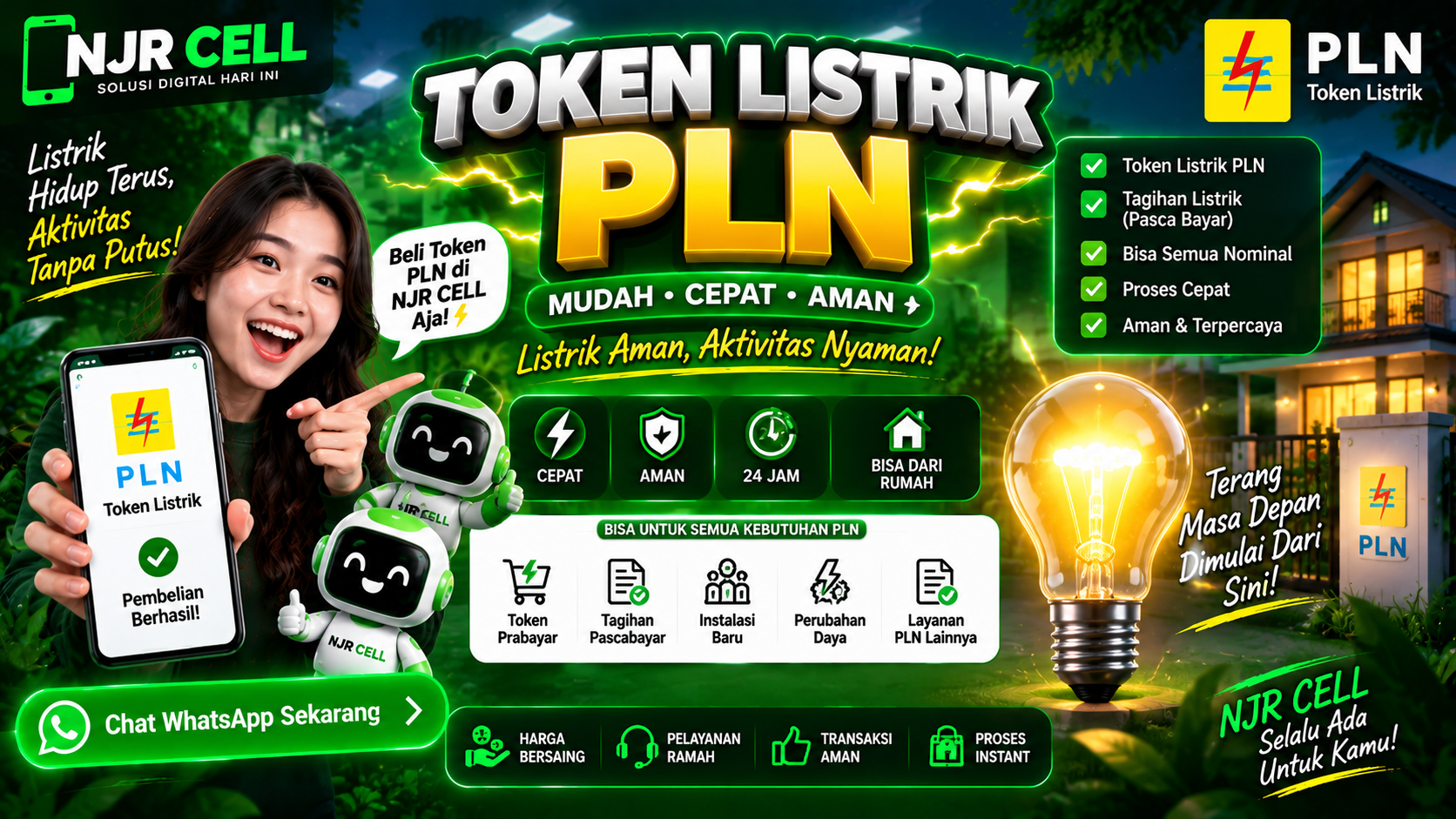 Token Listrik PLN NJR CELL
